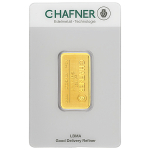 C.Hafner 1/2oz Minted Gold Bar