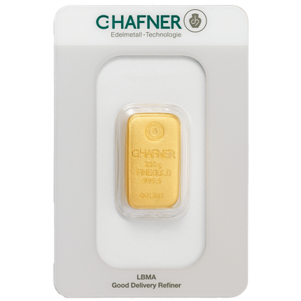 C.Hafner 250g Cast Gold Bar