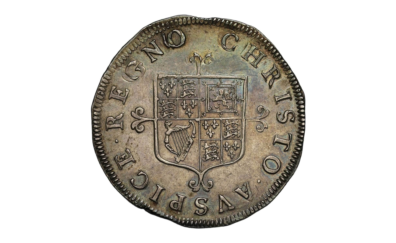 Hisc2sts charles ii first hammered issue shilling by thomas simon reverse