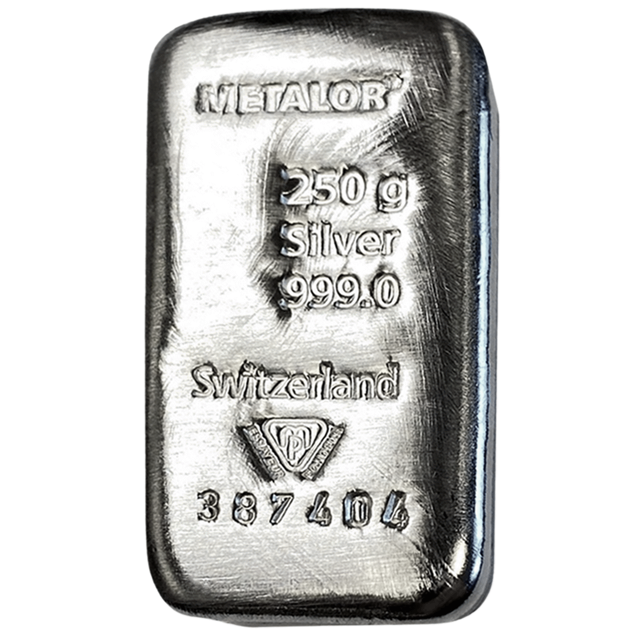 metalor-250g-silver-bar.png Metalor 250g Silver Bar - Image 1