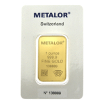 Metalor 1oz Gold Bar