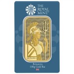 The royal mint secure britannia 100g gold bar