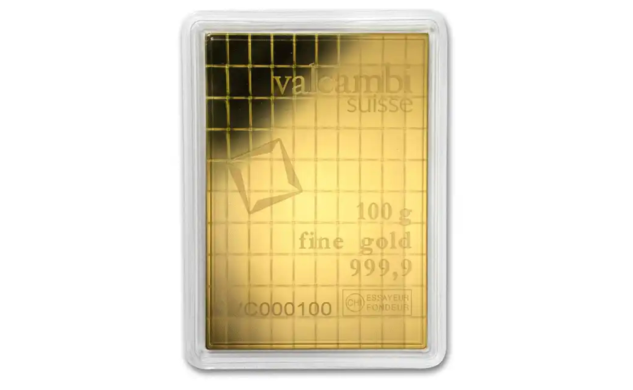Valcambi s100 x 1g gold combibar