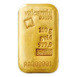 Valcambij 100g cast gold bar